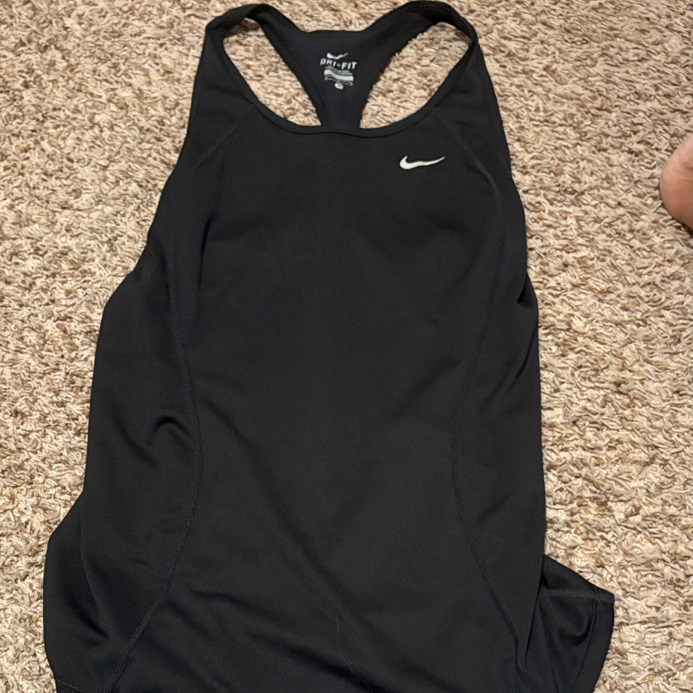 Nike Women's Black Dri-FIT Racerback Tank